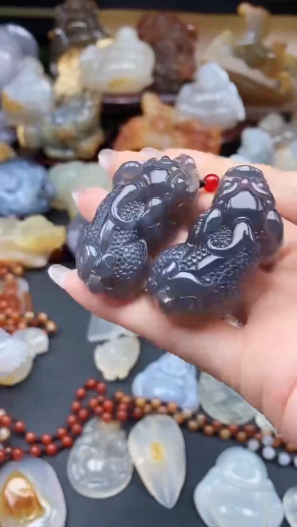 【闪购商品】玛瑙/玉髓颈饰未镶嵌dd