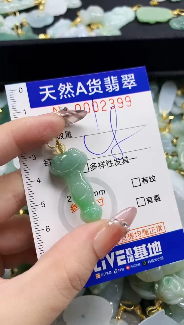 颈饰未镶嵌翡翠天然A货翡翠