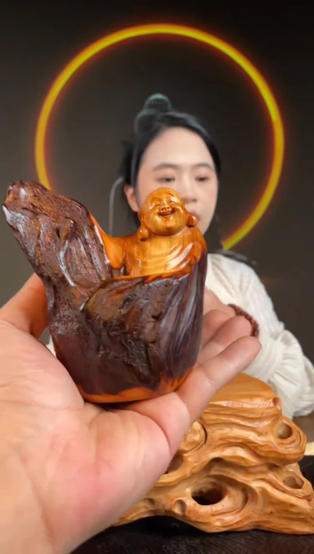 柏木（崖柏）手工摆件,先抢先得! 编号:382