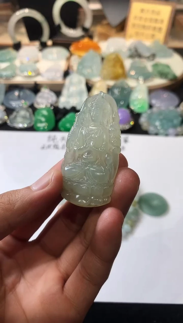 未镶嵌定制翡翠临**薄4073毛货不退不换