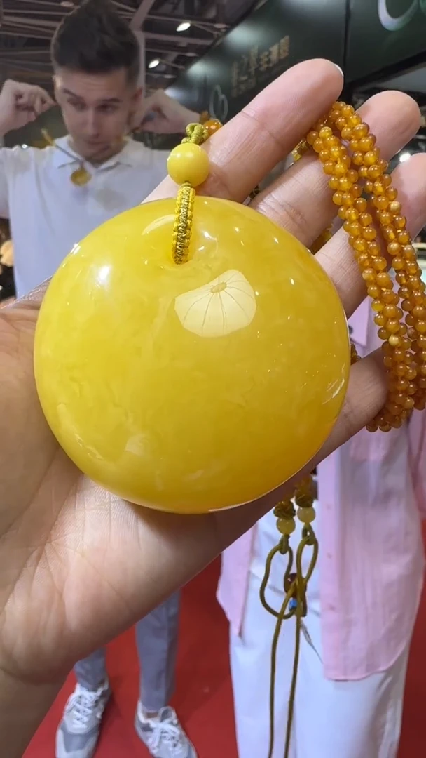 未镶嵌颈饰琥珀杭州珠宝展假一罚十