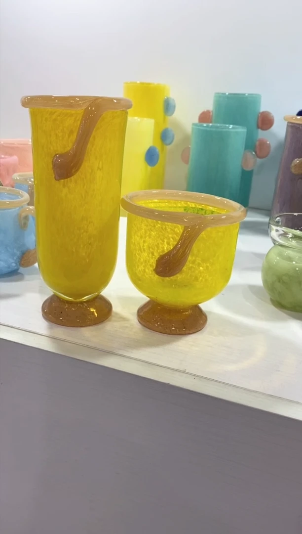 【闪购商品】琉璃慕忆家花瓶一对