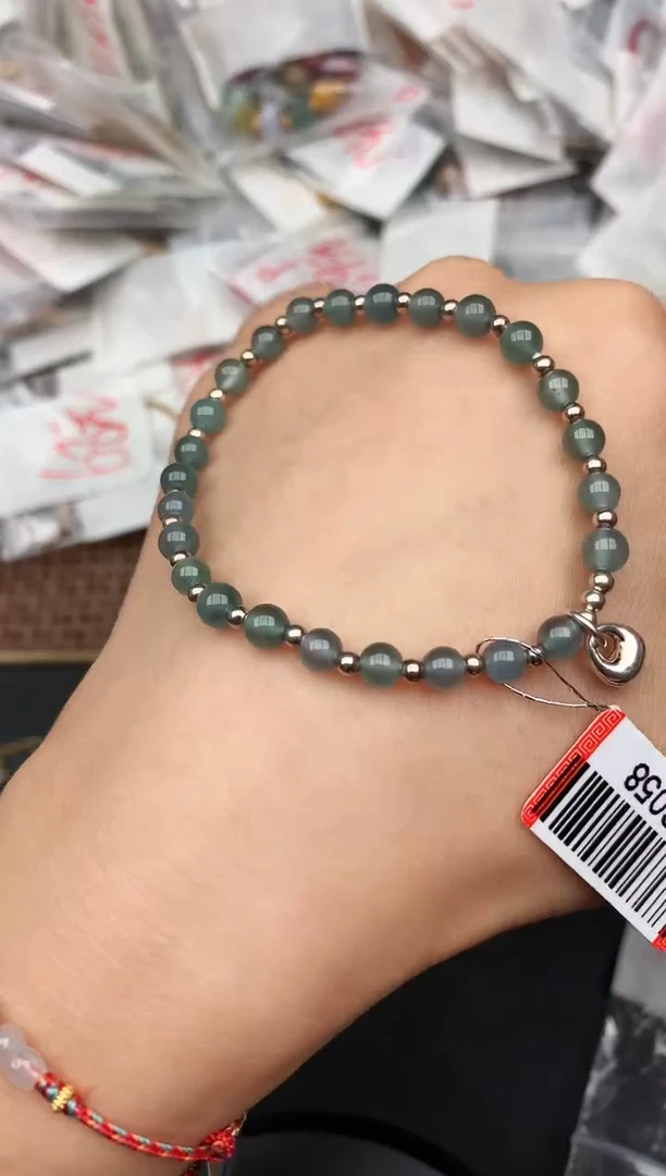 银S925镶嵌挂件翡翠—