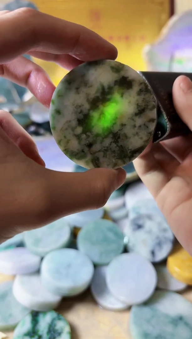 【闪购商品】翡翠颈饰未镶嵌A货吴玉2119