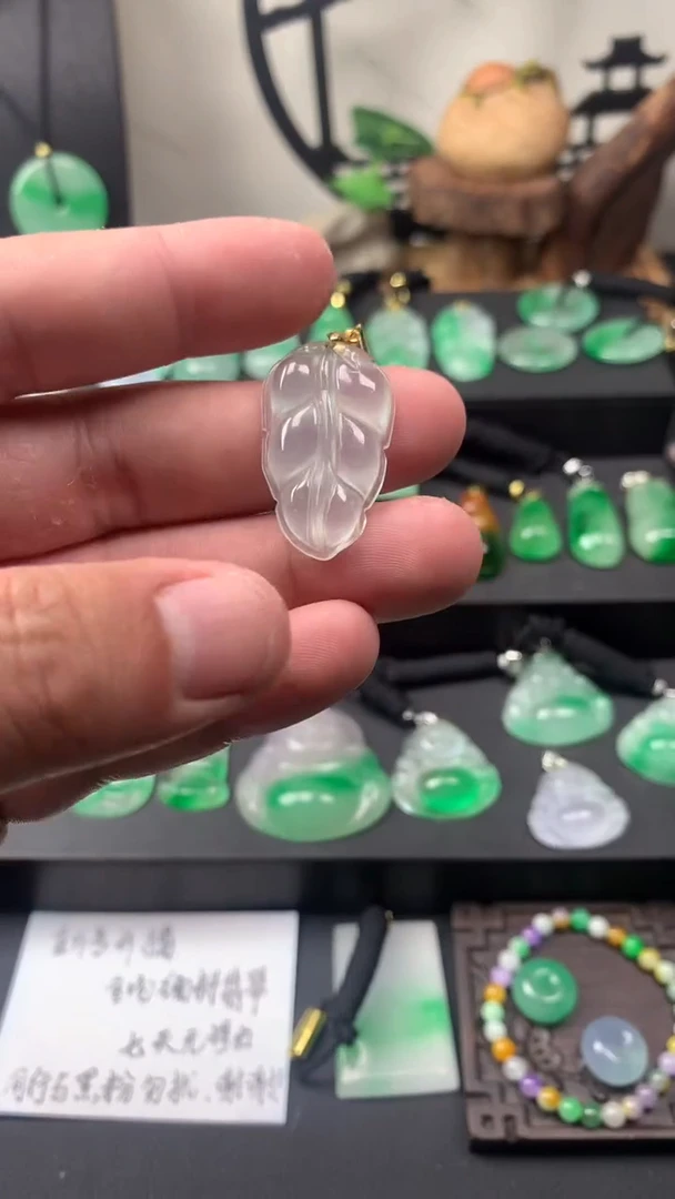 颈饰未镶嵌翡翠所见即所得，一图一物