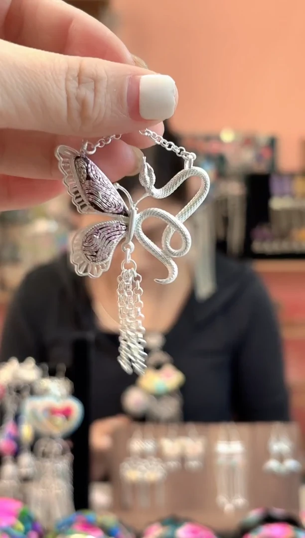 织绣艺枝独绣手工饰品414