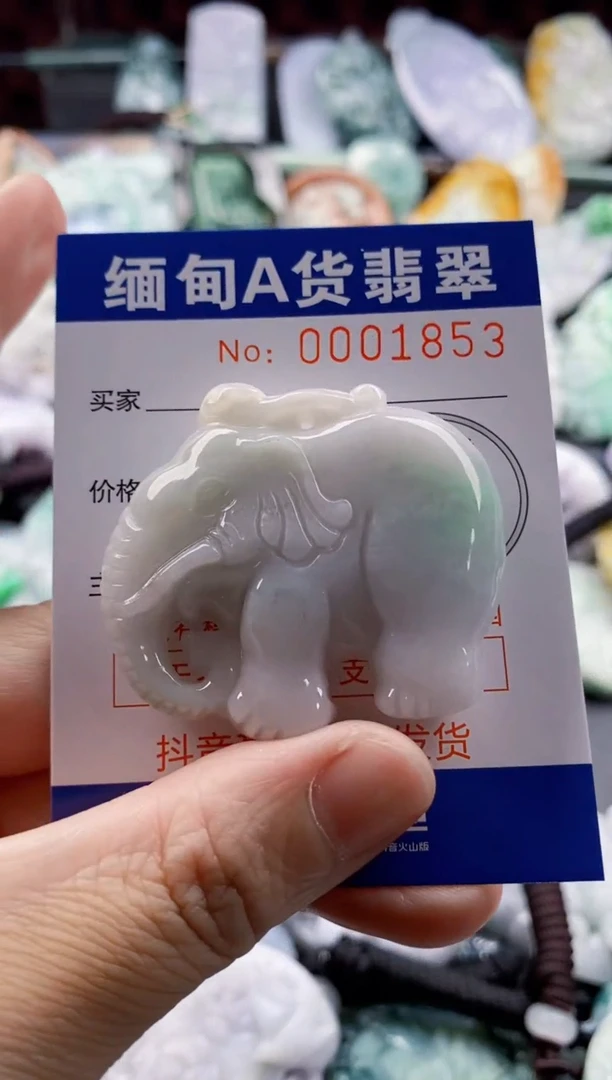 翡翠未镶嵌吊坠(不含链)1