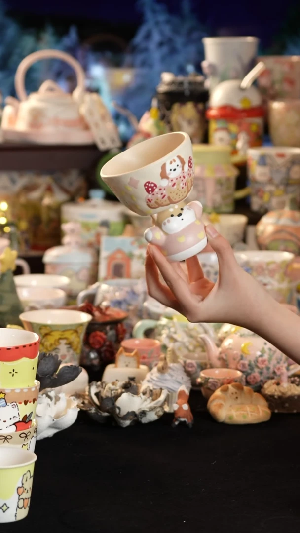 其他陶景德镇釉下彩手绘设计师款陶瓷