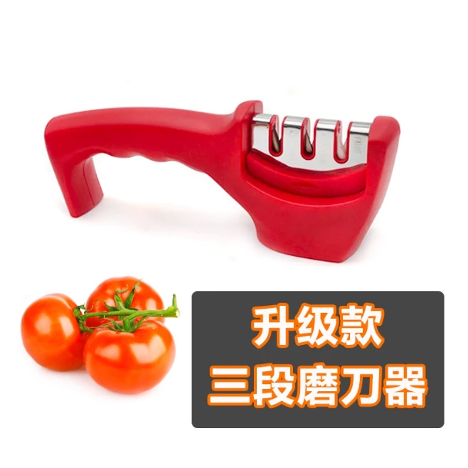 厨房小工具家用厨房快速磨刀器手动菜刀磨刀石手持切菜磨刀器