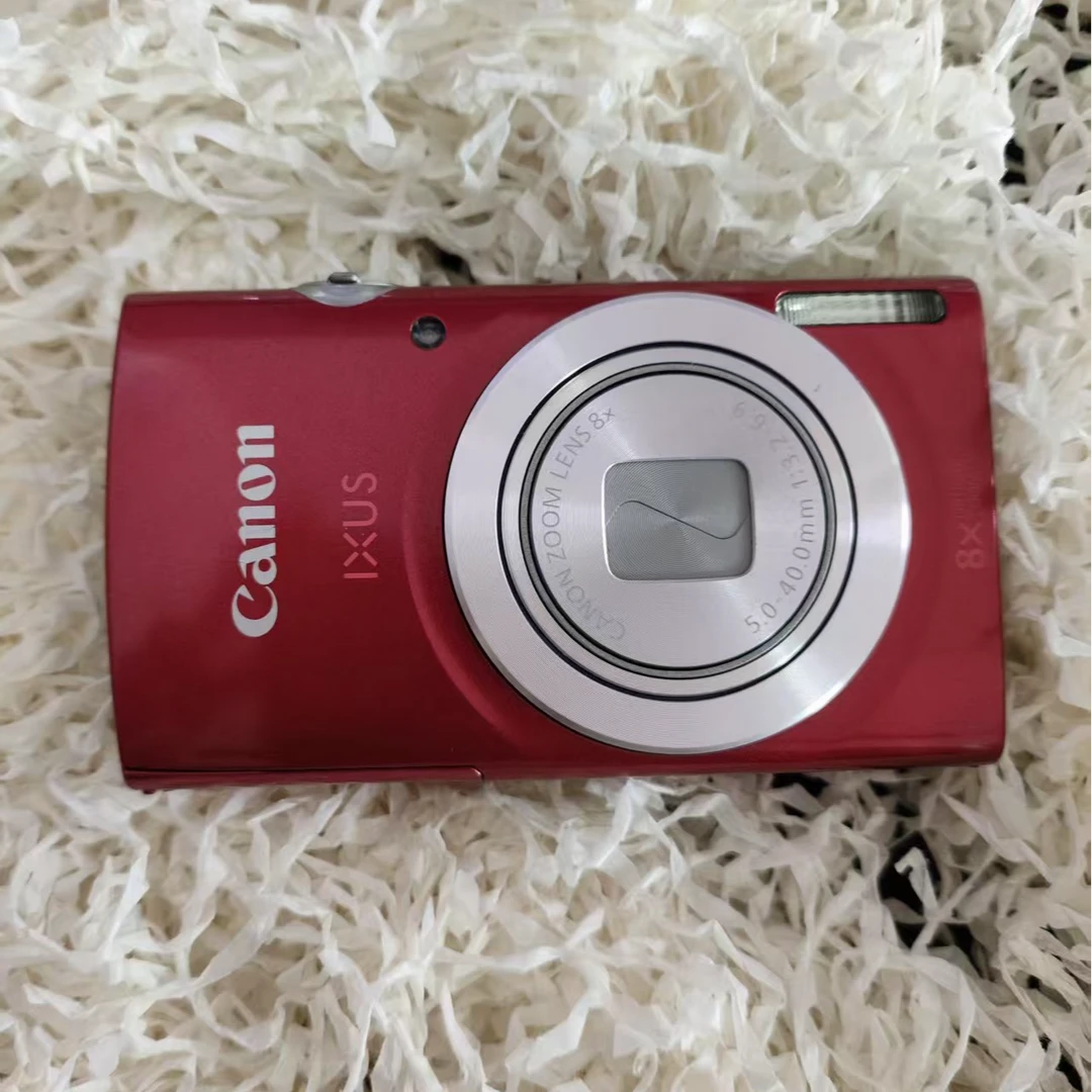 95新 Canon/佳能 IXUS185红色8倍变焦摄影复古数码相机ins高清