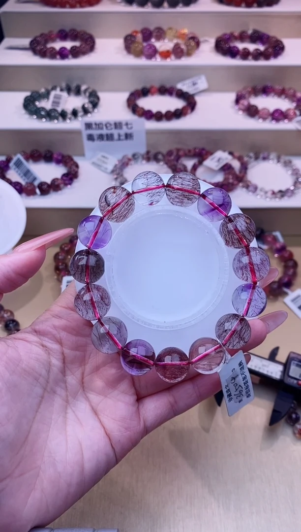 未镶嵌手串水晶仙女超七单圈14m+