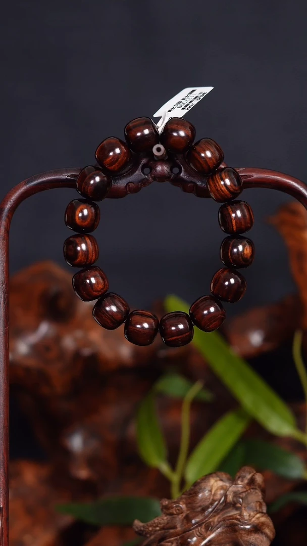 【闪购商品】黄花梨/降香黄檀手串/手链黄花梨顺纹黑线紫油梨铁油梨