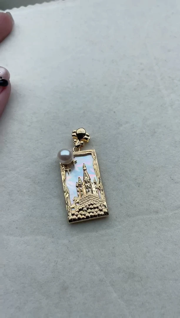 【闪购商品】海水珍珠吊坠银S925镶嵌138