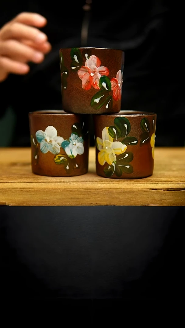 @@陶园瓷舍@@纯手工手绘@高温釉下彩