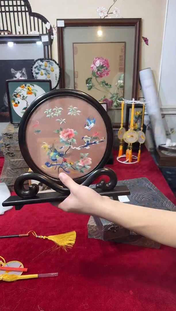 织绣精品苏绣手工刺绣，成品摆件福利36