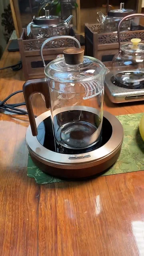 高硼硅玻璃盖子款小鱼家陈皮壶
