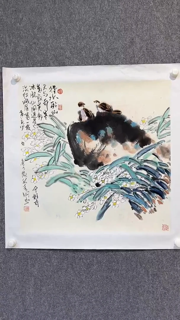 国画李纲-4平尺-花鸟国画