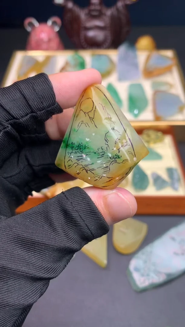 未镶嵌定制翡翠婷*天然翡翠裸石（包工）