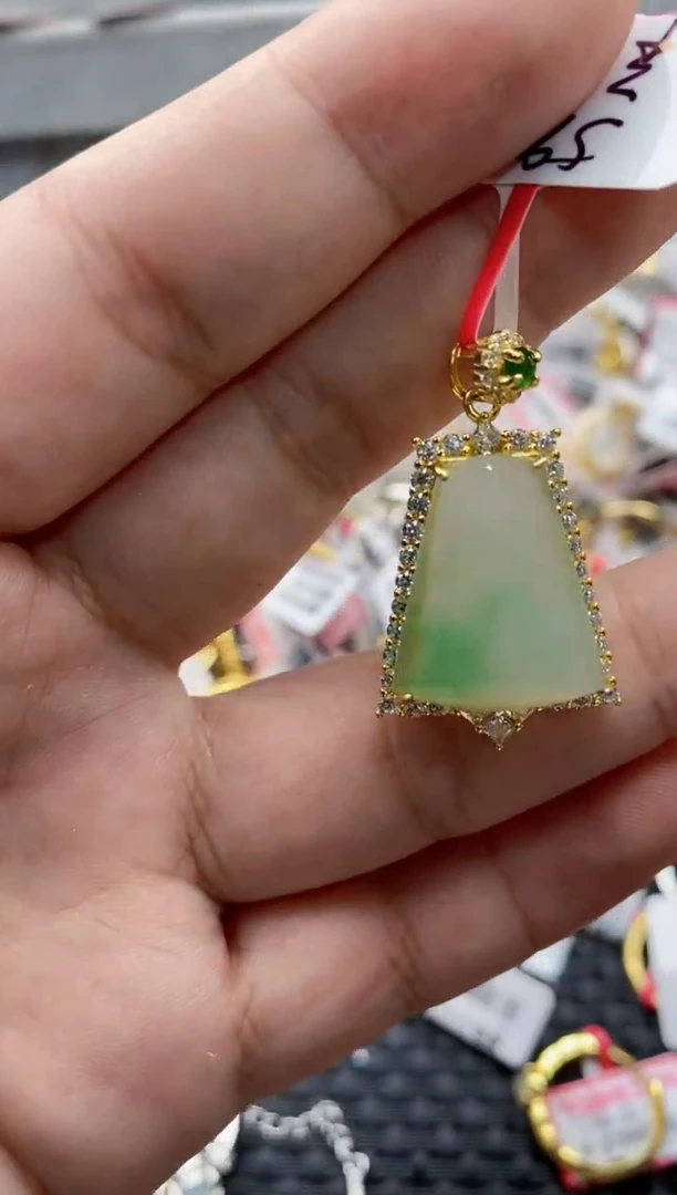 【闪购商品】翡翠戒指银S925镶嵌555555---3