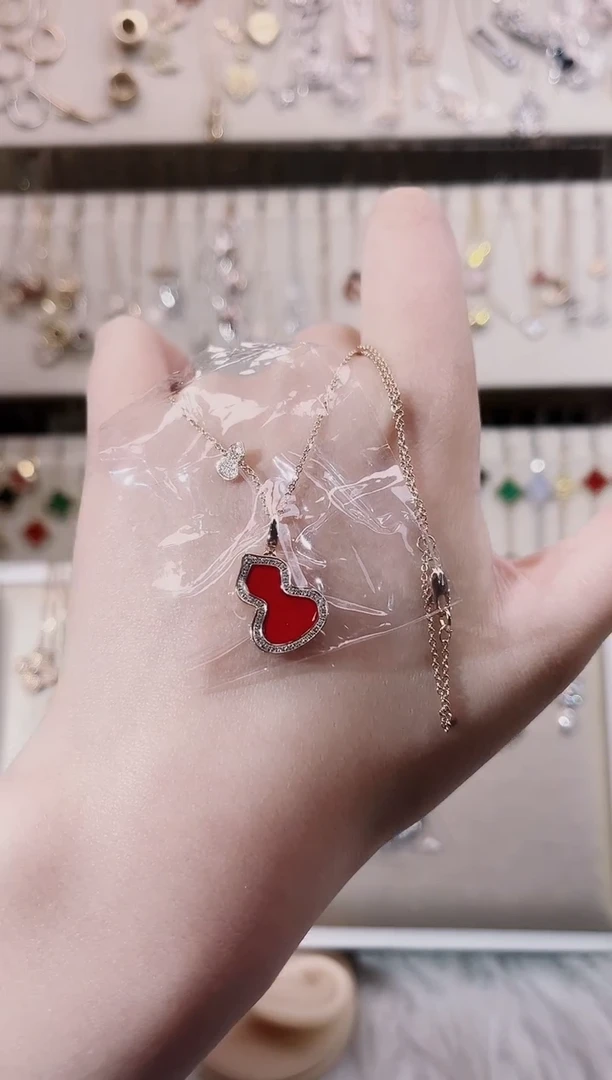 【闪购商品】钻石颈饰18K金镶嵌18K金镶嵌钻石 K玫