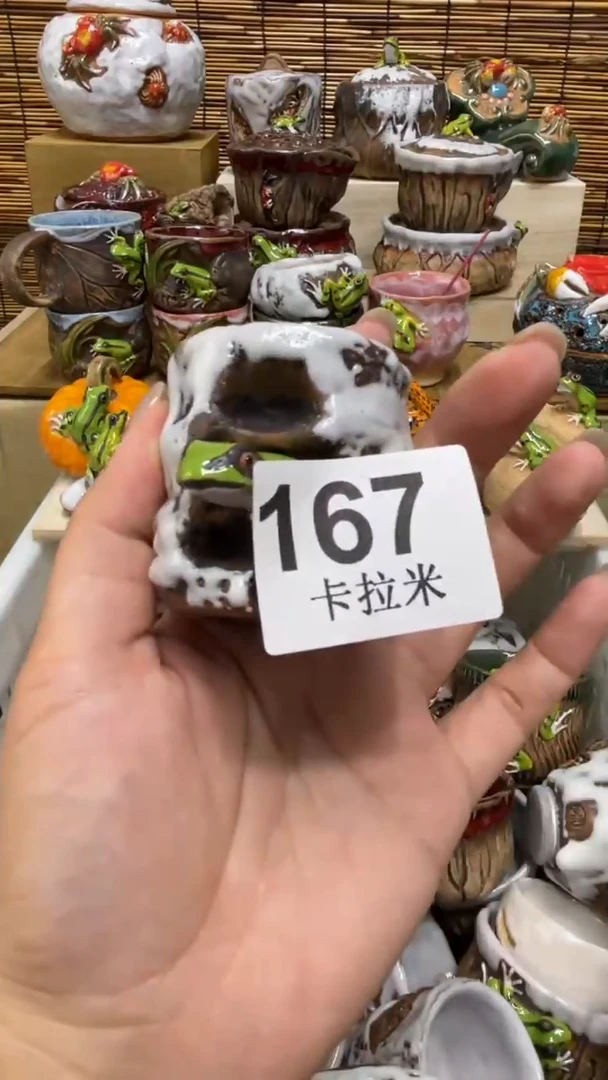 朝****店167精美粗陶手工柴烧