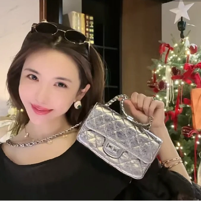 BABY ANNE【大促一口价】-小香风菱格纹包-PA233002