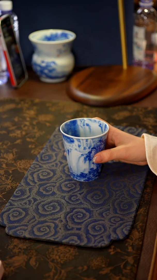 【闪购商品】云山片玉瀑布直筒可乐杯@@yspy213