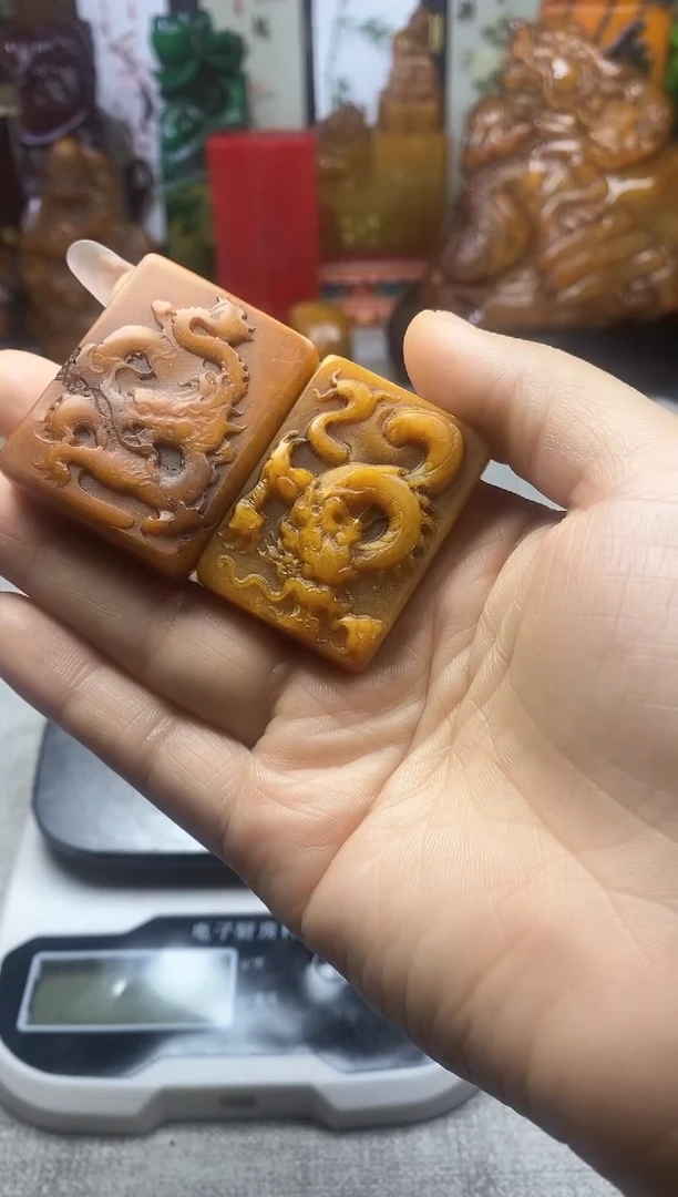 寿山石印石纯天然石料