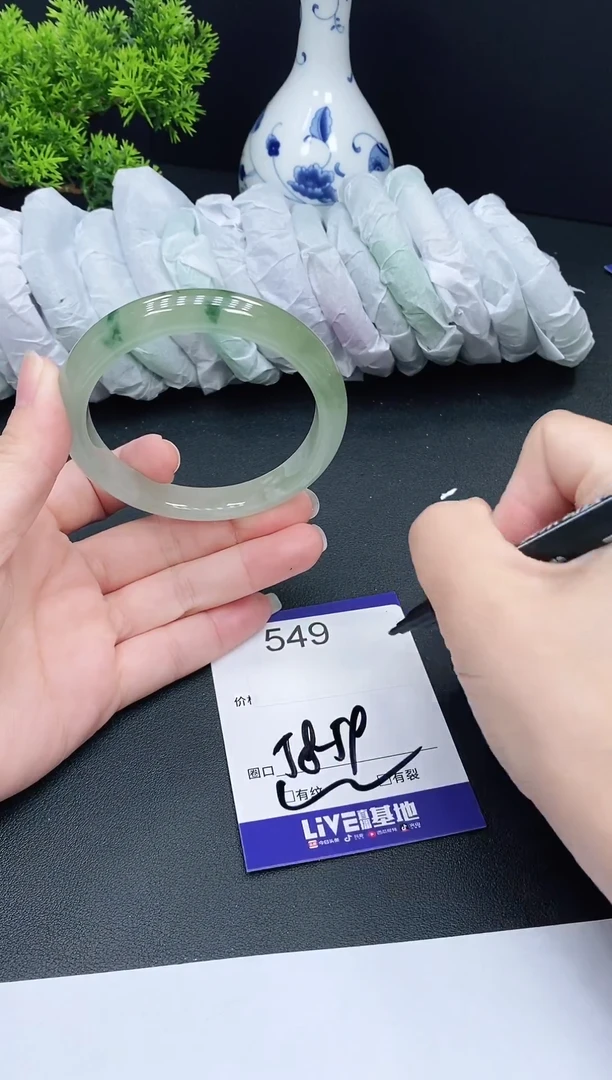 未镶嵌手镯翡翠549