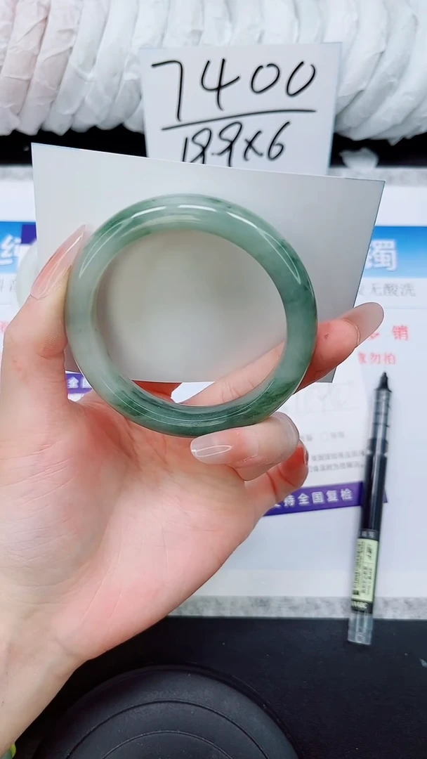 石英质玉手镯未镶嵌A122-54/55