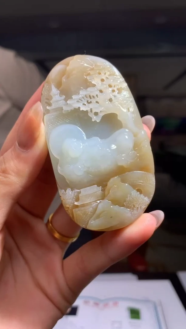 【闪购商品】定制和田玉Boss阳天然和田玉（拍一发一）