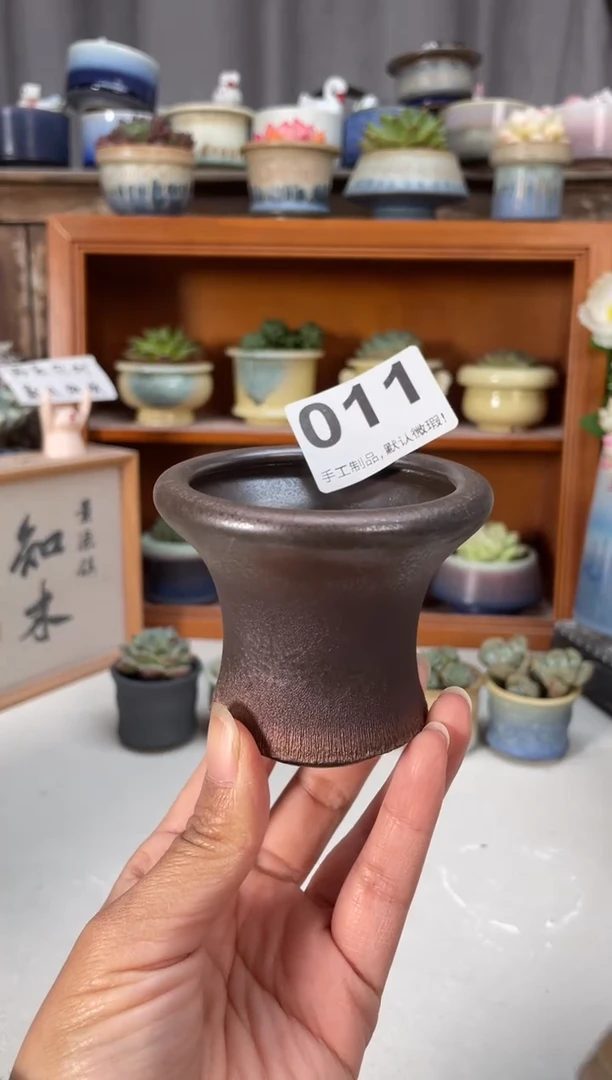 瓷片011知木小芳花盆