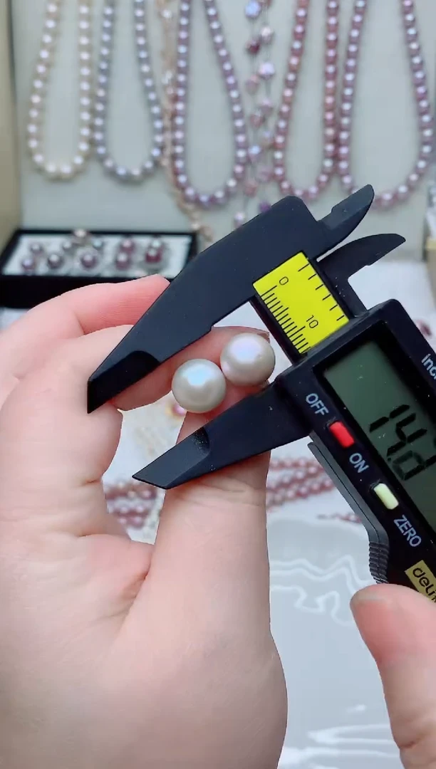 未镶嵌耳饰淡水珍珠多样性发其一【非无瑕】