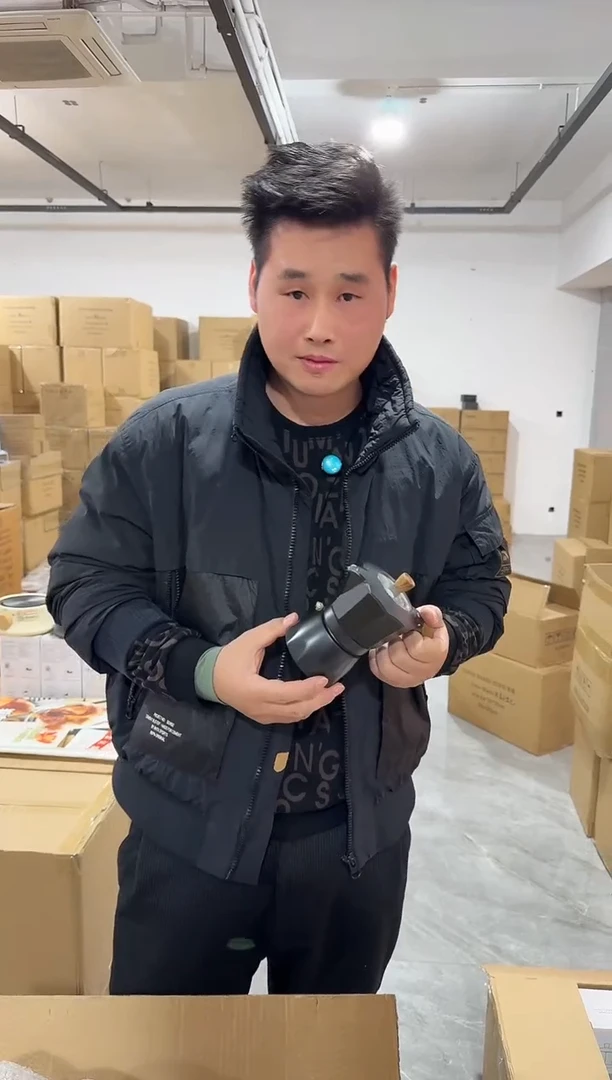 B款黑色双阀两杯