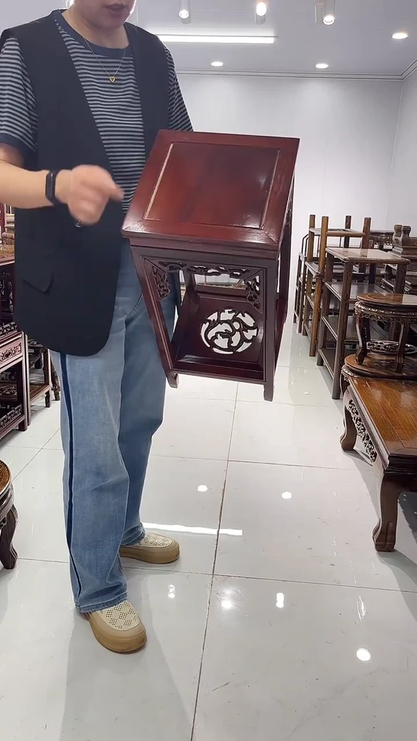 木i微瑕花架30*30*61