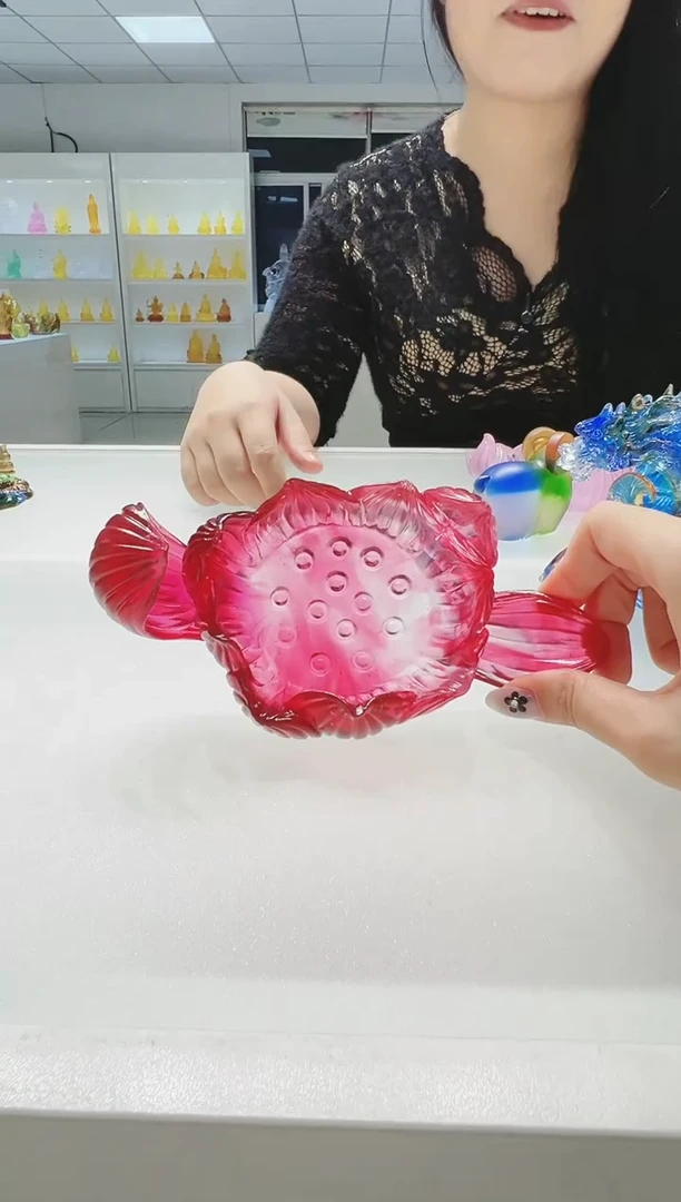 手工艺品琉璃古法琉璃底座