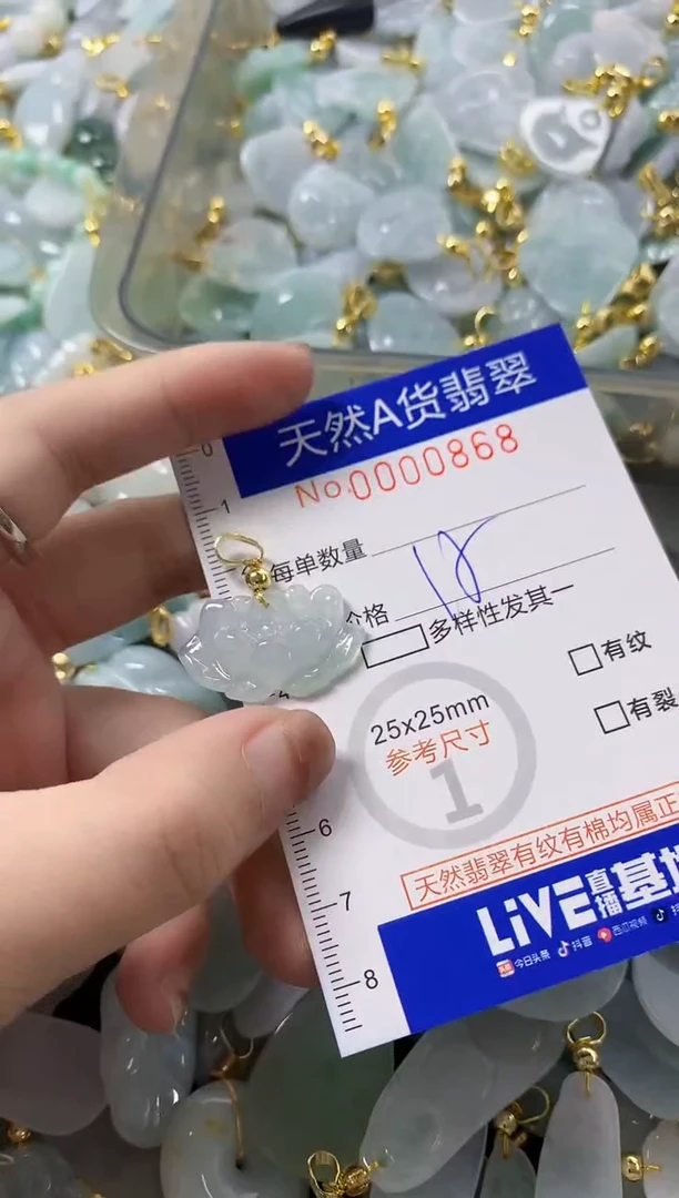 颈饰未镶嵌翡翠天然A货翡翠