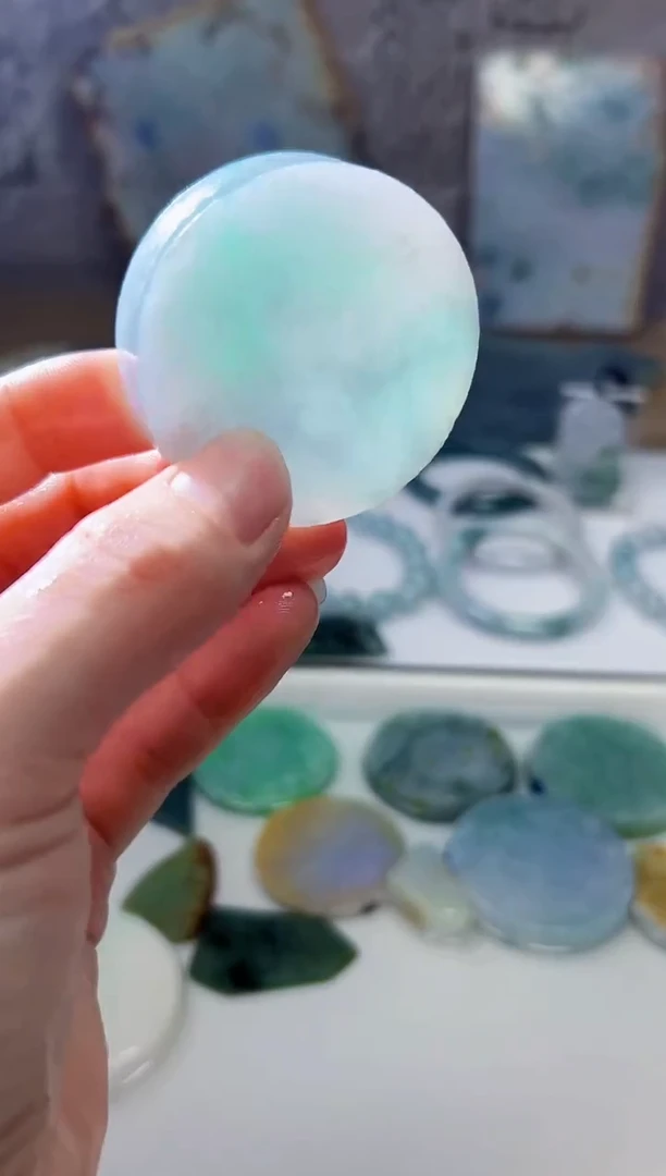 裸石翡翠天然翡翠A货玉 南 743