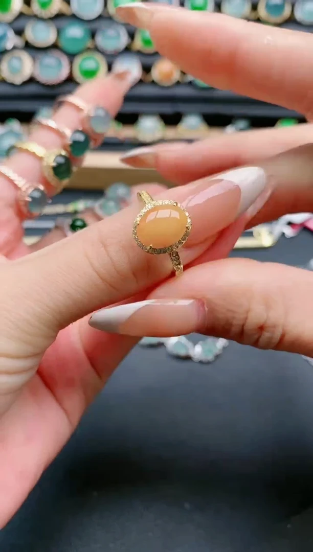 【闪购商品】翡翠戒指银S925镶嵌111111