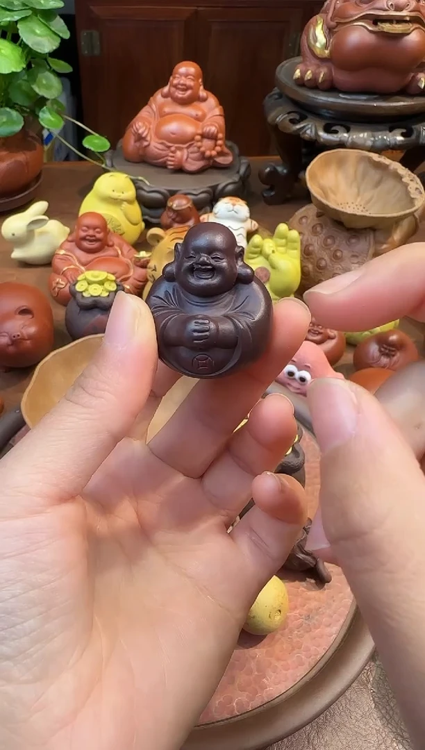 紫砂茶宠紫砂小弥勒