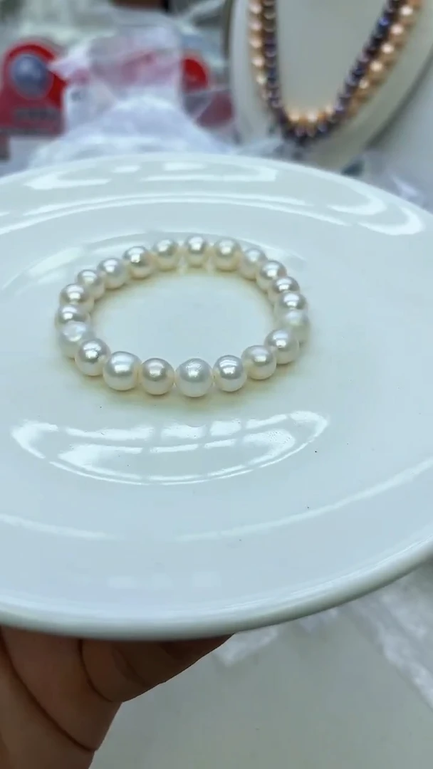 未镶嵌手链淡水珍珠白色系手链