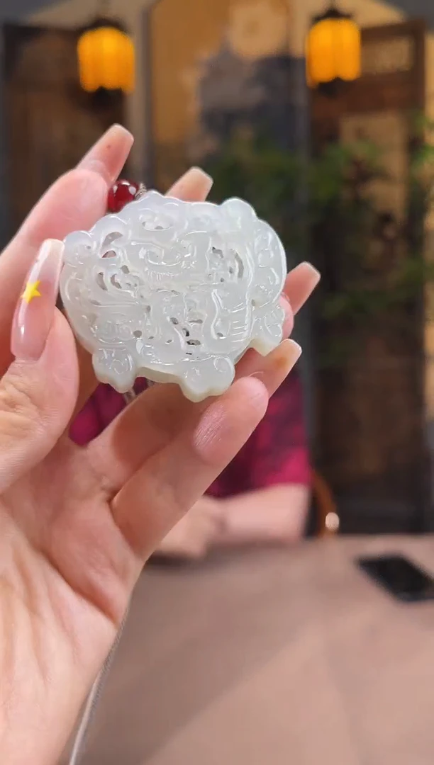 和田玉未镶嵌颈饰S009