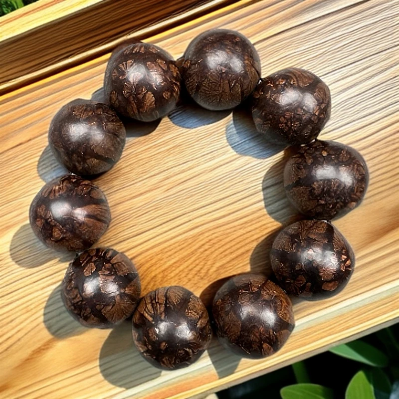 【梅花入骨丹】龙须藤2.5爆花手串