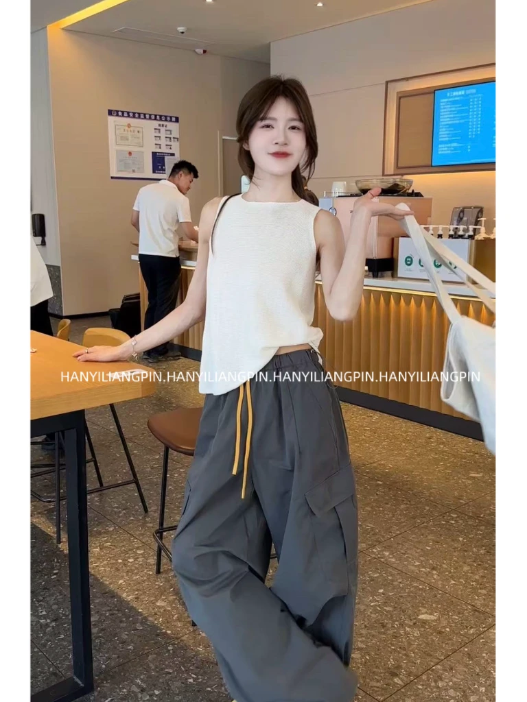 【束脚工装裤】休闲百搭宽松休闲裤