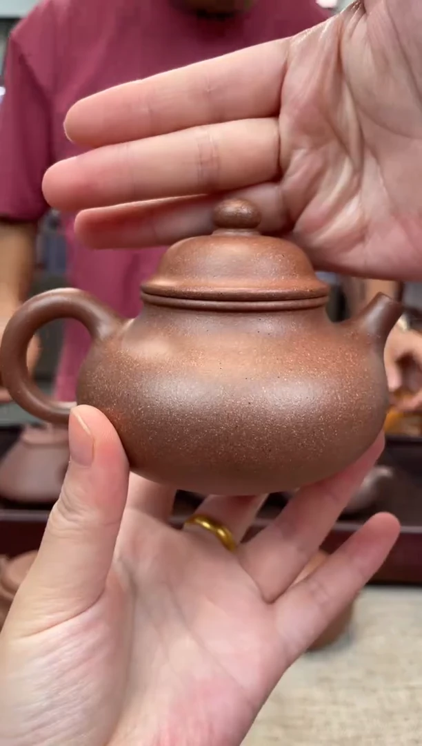 茶壶紫砂桃花泥  容天