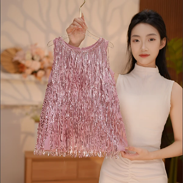 【Y.d6277】2025新款夏季女童无袖亮片网纱背心裙女宝蓬蓬纱公主裙