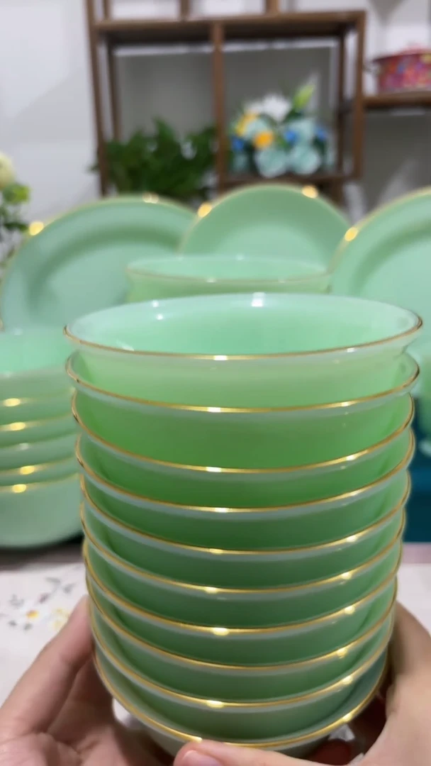 4.5英寸玉瓷碗10个口径11.5厘米