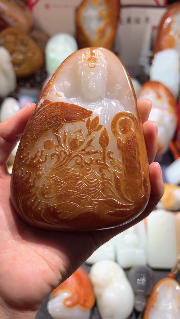 未镶嵌和田玉摆件精品