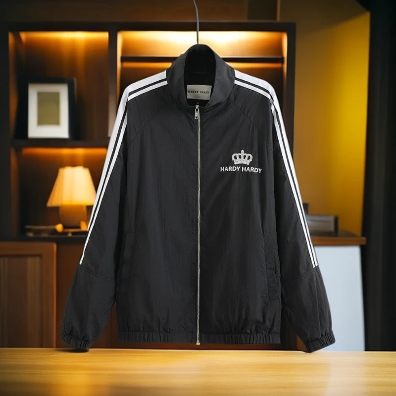 HD-714皇冠外套男士春秋运动时尚休闲百搭秋季梭织