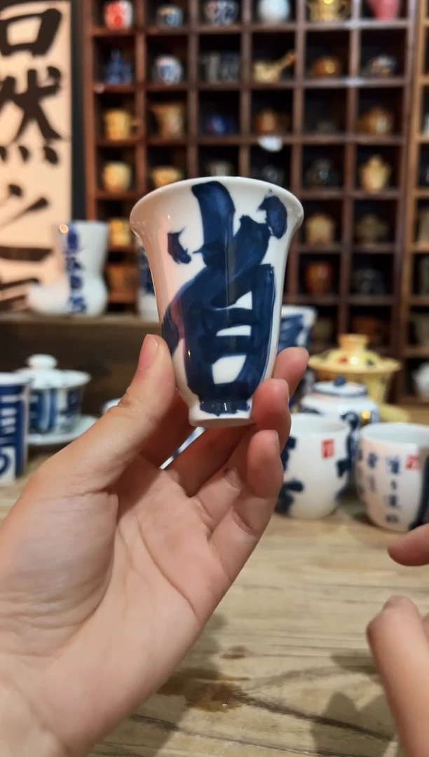 【闪购商品】观云听雨原创手绘茶具